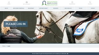 
                            12. My Account: Log in here | EEA - Equestrian Employers Association