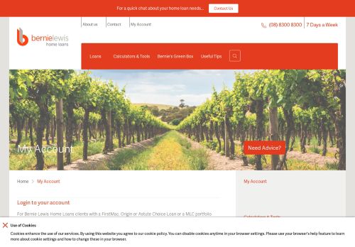 
                            5. My account login | Bernie Lewis Home Loans