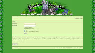 
                            2. My account - Login - Chicken Smoothie