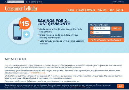 
                            8. My Account Login - Consumer Cellular - The Best No Contract ...