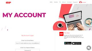 
                            6. My Account- Login - Flip TV