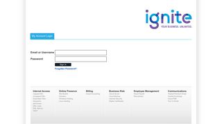 
                            2. My Account Login - Ignite