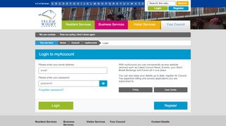 
                            6. My Account Login - Isle of Wight Council