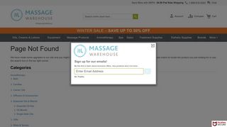 
                            1. My Account - Login - Massage Warehouse
