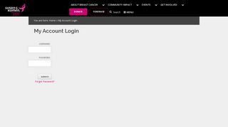 
                            8. My Account Login | Susan G Komen® Greater Kansas City