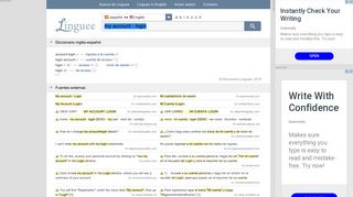 
                            10. my account - login - Traducción al español – Linguee