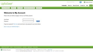 
                            3. My Account Login - UpToDate