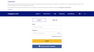 
                            3. My account - Low cost coach and train travel in the UK | megabus.com