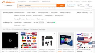 
                            4. My Account, My Account Suppliers and Manufacturers at Alibaba.com