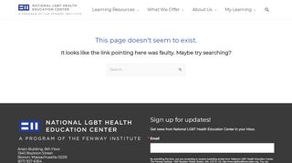 
                            9. My Account - National LGBT Health Education Center