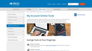 
                            2. My Account Online Tools | PECO - An Exelon Company
