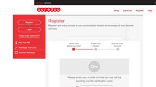 
                            13. My Account - Ooredoo