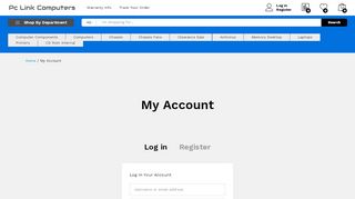 
                            4. My Account – Pc Link Computers