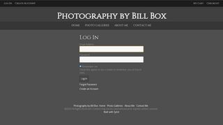 
                            9. My Account - Photography by Bill Box