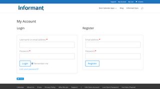 
                            1. My Account - Pocket Informant