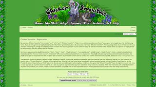 
                            1. My account - Register - Chicken Smoothie