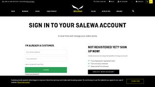 
                            4. My account - Salewa