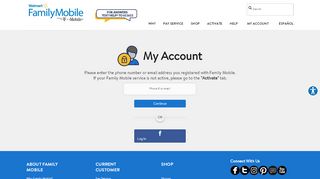 
                            1. My Account | Sign In | Family Mobile - Walmart Family Mobile