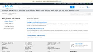 
                            2. My Account | Souq.com