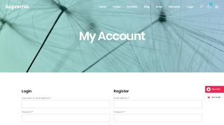 
                            6. My Account – Suprema - Select Themes