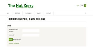 
                            3. My Account – The Hut Kerry