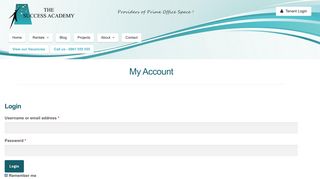 
                            7. My Account - The Success Academy