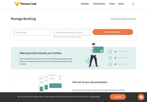 
                            4. My Account - Thomas Cook