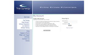 
                            8. My Account - Trial Consultant - Trial Synergy