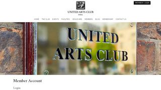 
                            5. My Account - United Arts Club