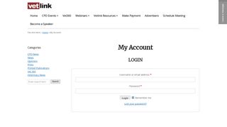 
                            4. My Account - Vetlink