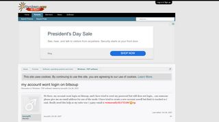 
                            8. my account wont login on bitsoup | AfterDawn Discussion Forums