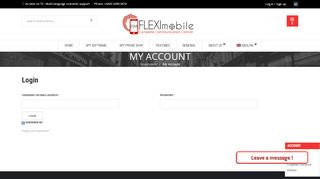 
                            9. My Account | www.fleximobile.com