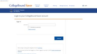 
                            5. My Accounts - CollegeBound Saver