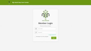 
                            10. My Adult Day Care Center : Login