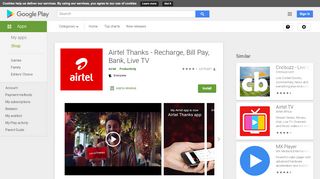 
                            5. My Airtel-Recharge, Pay Bills, Bank & Avail Offers - Apps on Google ...