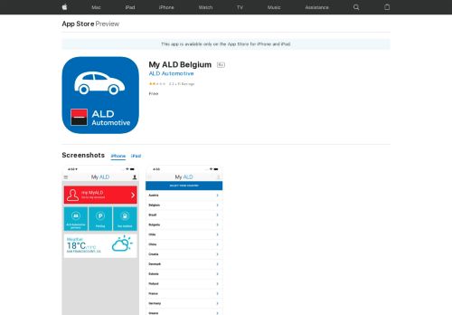 
                            10. My ALD Belgium on the App Store - iTunes - Apple
