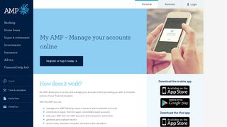 
                            3. My AMP – Manage your accounts online – AMP