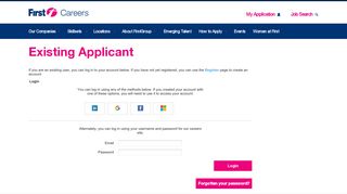 
                            13. My Application - FirstGroup UK Careers