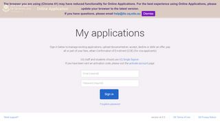 
                            11. My applications - Online Application