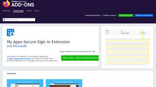 
                            3. My Apps Secure Sign-in Extension – Holen Sie sich ... - Firefox Add-ons