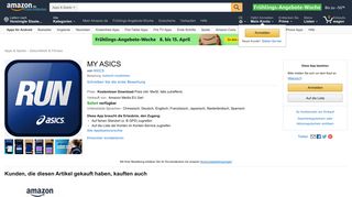
                            4. MY ASICS: Amazon.de: Apps für Android