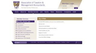 
                            6. My ATMA / Member Login - Association of Taxation and Management ...