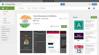 
                            8. My Attendance (AEBAS) - Apps on Google Play