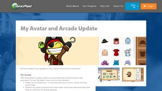 
                            11. My Avatar and Arcade Update | LiteracyPlanet