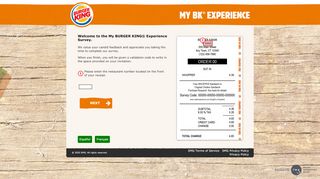 
                            7. My BK Experience - Welcome