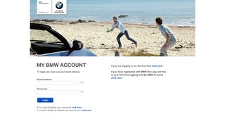 
                            3. My BMW Account - Login