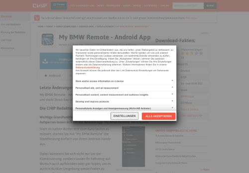 
                            7. My BMW Remote - Android App - Download - CHIP