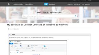 
                            5. My Book Live or Duo Not Detected on Windows 10 Network | WD ...