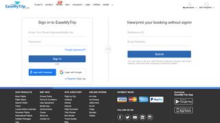 
                            3. My booking - EaseMyTrip.com