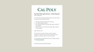 
                            10. My Cal Poly Portal